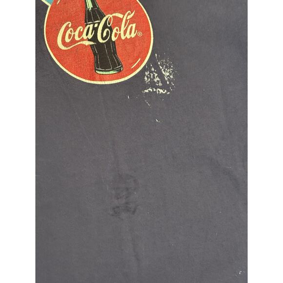 1994 Vintage Coke Coca-Cola Bear Christmas Graphic Shirt Made In USA - Men Large - Picture 14 of 16